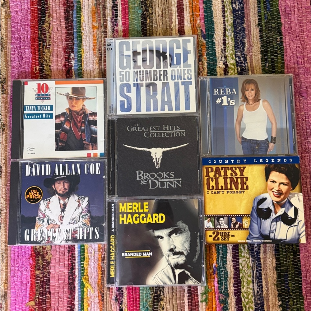 Country Music CD Collection: various artists. 7 CD’s 💿 Greatest Hits!